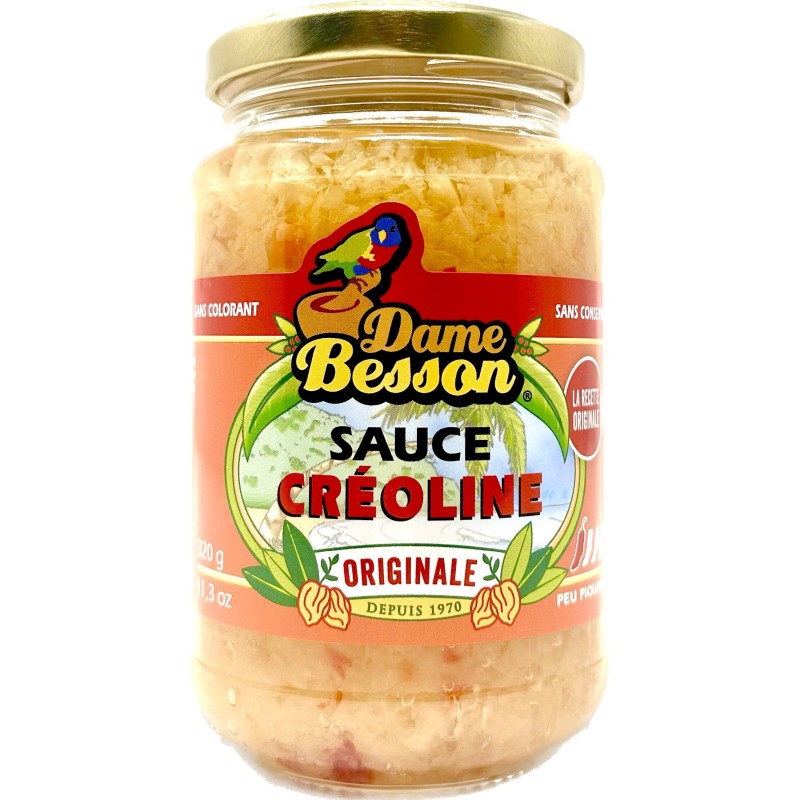 Sauce créoline originale DAME BESSON 170g Guadeloupe