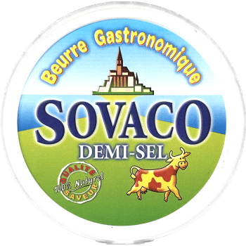 Beurre Sovaco demi-sel 250g